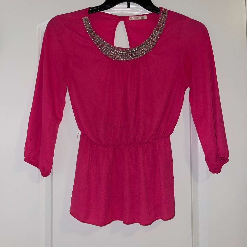 Pink blouse